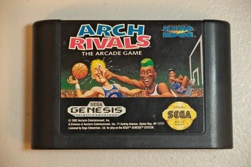 Arch Rivals (Sega Genesis, 1992) Game Only