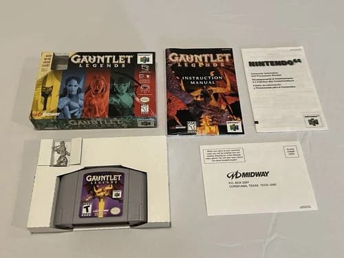 Gauntlet Legends Figure Variant Nintendo 64 - N64 CIB Figurine Complete