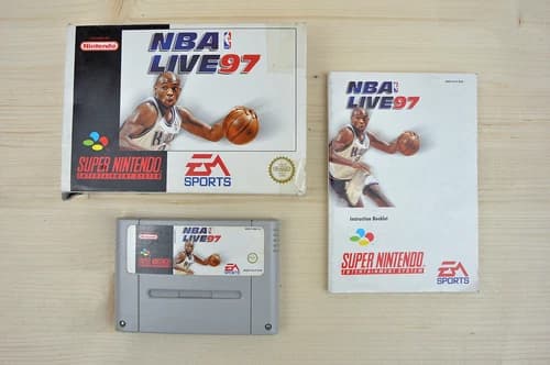 SNES - NBA Live 97 - (CIB, with manual)
