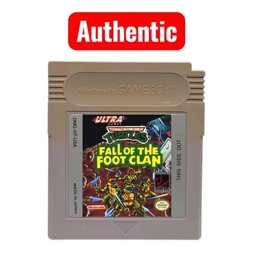 Teenage Mutant Ninja Turtles: Fall of the Foot Clan (Game Boy 1990) Authentic