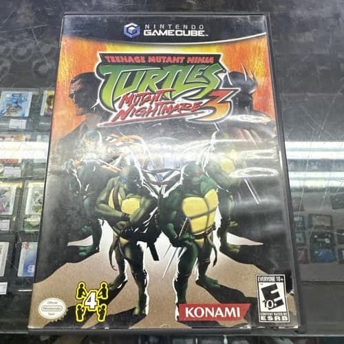 Teenage Mutant Ninja Turtles 3: Mutant Nightmare (Gamecube ) Missing M/ Tested
