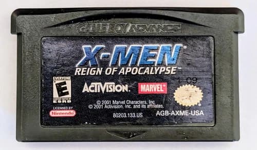 X-MEN: REIGN OF APOCALYPSE NINTENDO GAMEBOY ADVANCE SP GBA