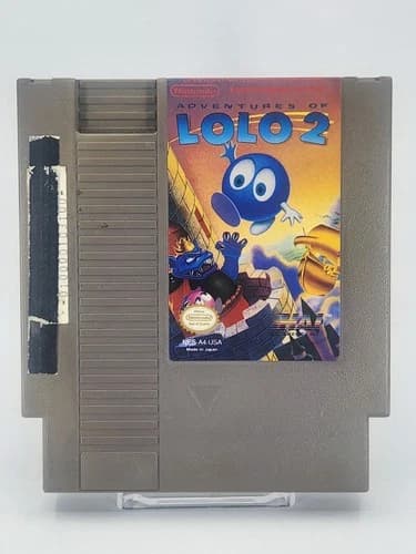 Adventures of Lolo 2 (Nintendo NES) Authentic Cartridge