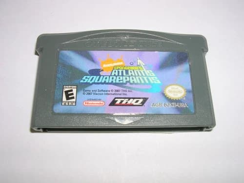 Spongebob Atlantis Squarepants (Nintendo Game Boy Advance GBA) Original Game