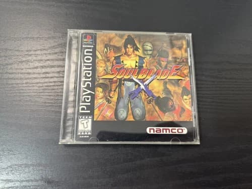 Soul Blade (Sony PlayStation 1, 1996) PS1 Black Label CIB Tested