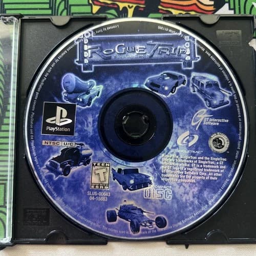 Rogue Trip Vacation 2012 PS1 PlayStation 1 Disc, Tested Clean Working