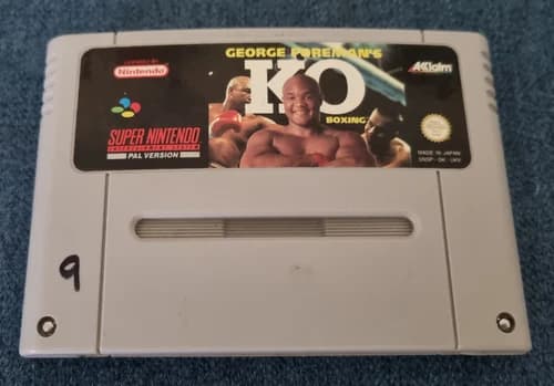 Super Nintendo SNES Game George Foreman's KO Boxing