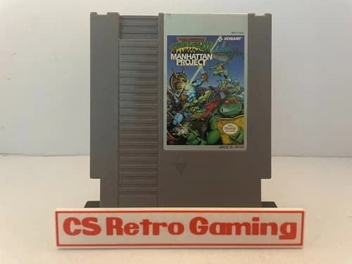 Teenage Mutant Ninja Turtles III (Nintendo NES) Authentic Cleaned Tested Working