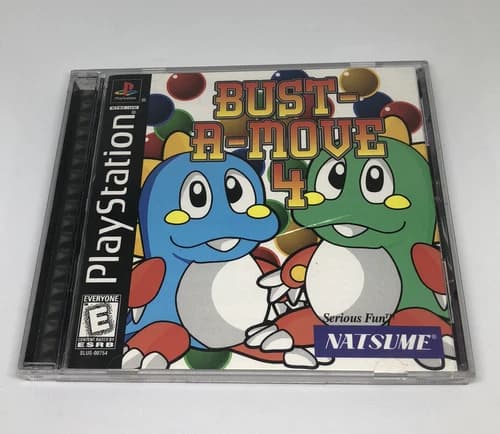Bust-A-Move 4 (Sony PlayStation 1, 1998) Tested and Working