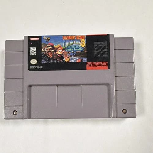 Nintendo Donkey Kong Country 3: Dixie Kong's Double Trouble! SNES NTSC-U/C E