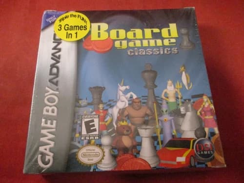 Board Game Classics Chess/Checkers/Backgammon - Nintendo Game Boy Advance NEW