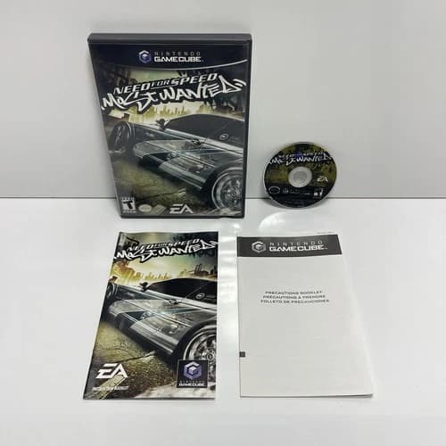Need For Speed: Most Wanted (Nintendo GameCube, 2005) CIB Complete with Manual