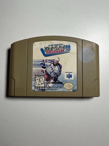 Wayne Gretzky's 3d Hockey 98 (N64, 1997) Loose Game Cartridge Only Tested