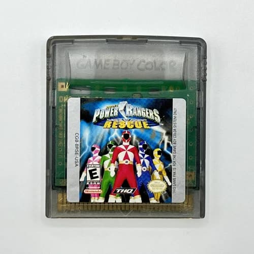 Nintendo Game Boy Color Power Rangers Lightspeed Rescue Tested Working THQ 2000