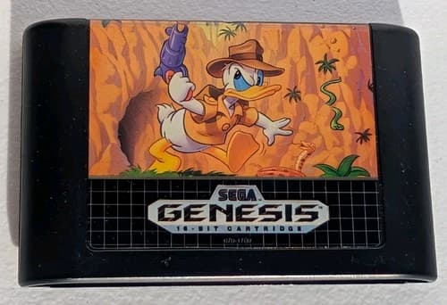 QuackShot Starring Donald Duck (Sega Genesis, 1991) Authentic Cartridge Tested