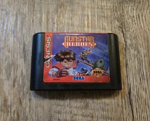 Gunstar Heroes (Sega Genesis) Cart Only! Authentic! Tested! US Version!
