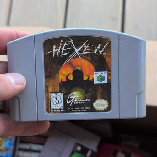 GT Interactive Software Hexen Nintendo 64 N64 M - Mature NTSC-U/C (US/Canada)