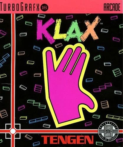 Klax- Turbografx-16 Game - Complete Game