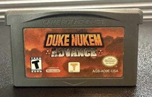 Nintendo GBA Duke Nukem Advance Game Boy Advance 2002 Authentic+Tested