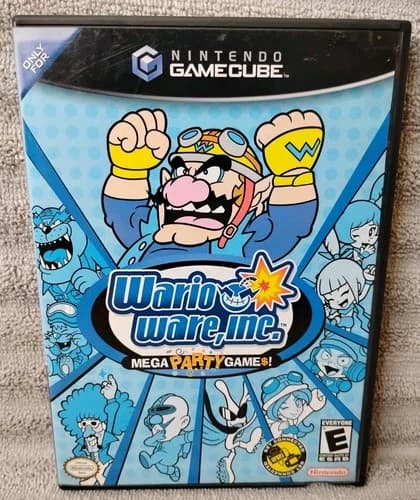 WarioWare Inc. Mega Party Games (Nintendo GameCube, 2004) Complete In Box CIB
