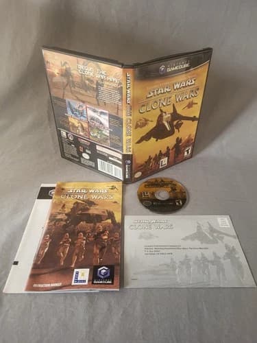 Star Wars: The Clone Wars, Gamecube, Complete, Authentic!