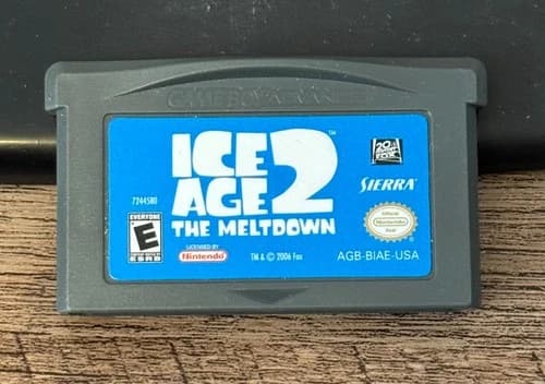 Ice Age 2 The Meltdown (Game Boy Advance) GBA - Tested - Authentic