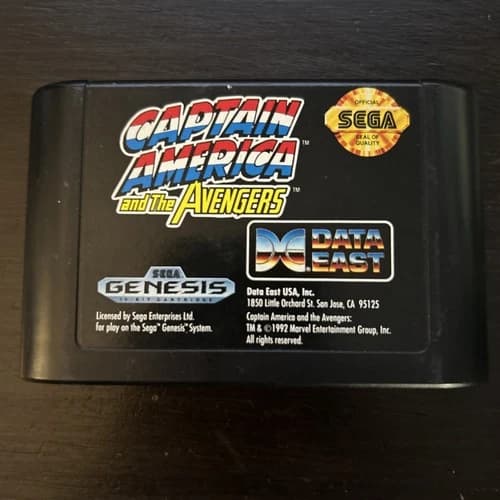 Captain America and the Avengers (Sega Genesis, 1992) Tested