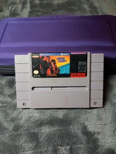 Rival Turf! (Super Nintendo SNES, 1992) Loose Cartridge - Tested & Working