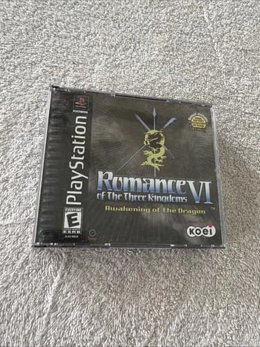 Playstation PS1 Romance Of The Three Kingdoms VI Awakening Of The Dragon CIB