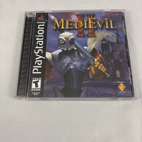 Medievil II 2 - Sony PlayStation 1 PS1 Complete In Box CIB