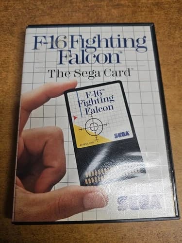 F-16 FIGHTING FALCON (SEGA MASTERSYSTEM)(TESTED)(COMPLETE)