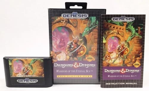 Dungeons & Dragons: Warriors of the Eternal Sun (Sega Genesis, 1992) CIB (20354)