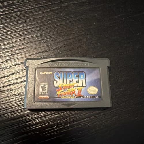 Super Street Fighter II Turbo Revival GBA Video Game Gameboy Advance