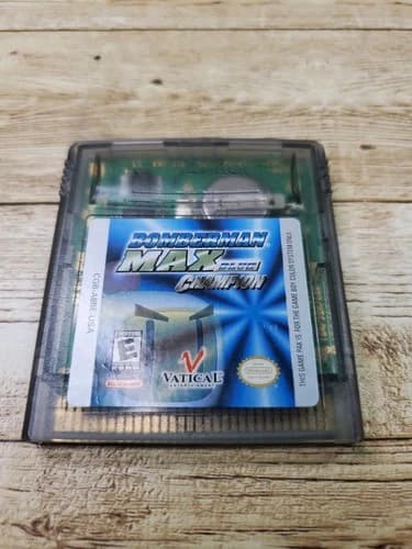 Bomberman MAX Blue Champion Nintendo Game Boy Color TESTED WORKING