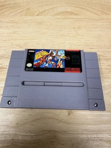 NCAA Basketball (SNES, 1992) Authentic WORKING