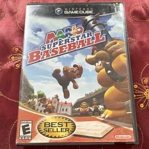 Mario Superstar Baseball (2005, Nintendo GameCube) Boxed w/o Manual, Tested