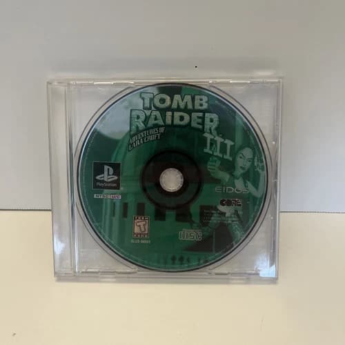 Tomb Raider III (PS1, 1998) Disc Only • PlayStation - TESTED