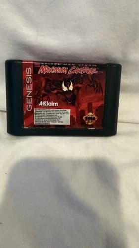 Maximum Carnage (Sega Genesis, 1994) tested Cart Only