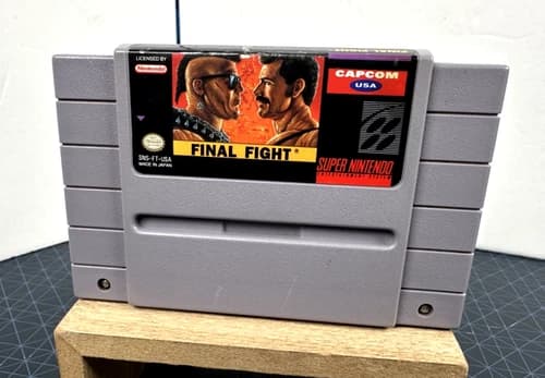 Final Fight (Super Nintendo, 1991 SNES, Capcom) Authentic - Tested & Working!