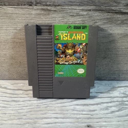 Adventure Island - Nintendo NES Video Game - Tested & Working Authentic