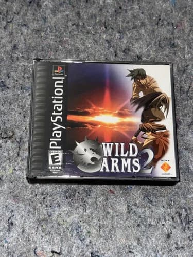 Wild Arms 2 Sony PlayStation 1 Game PS1 E CIB 2 Disc RPG JRPG Sony NTSC 2000