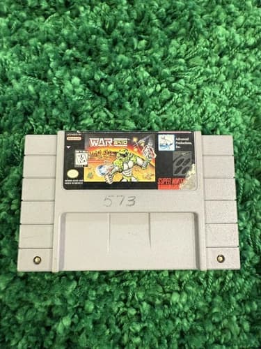 War 2410 (Super Nintendo, SNES, 1991) Cart Tested Working