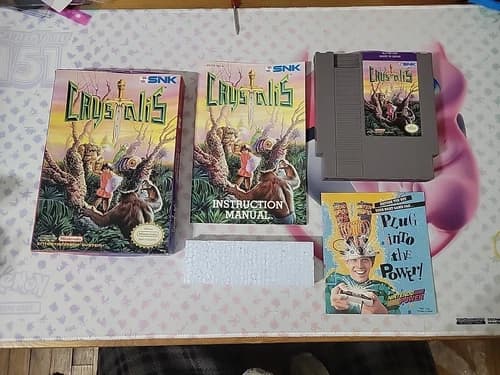 Crystalis for Nintendo NES Complete CIB SNK Nice Condition Ships In A Box RPG