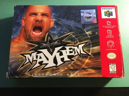WCW Mayhem (Nintendo 64 N64) Complete in box