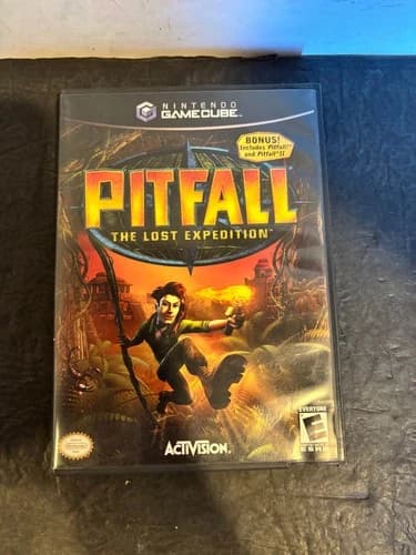 Pitfall: The Lost Expedition (Nintendo GameCube, 2004) Complete With Manual