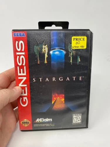 Stargate (Sega Genesis, 1995) CIB Complete Tested Authentic