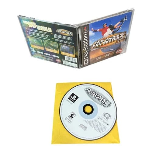 Sony PlayStation 1 PS1 CIB COMPLETE TESTED Tony Hawk's Pro Skater 3 X