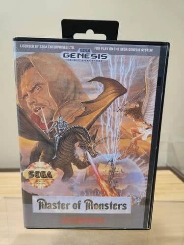 Master of Monsters Sega Genesis 1991 Renovation CIB Complete Tested Authentic