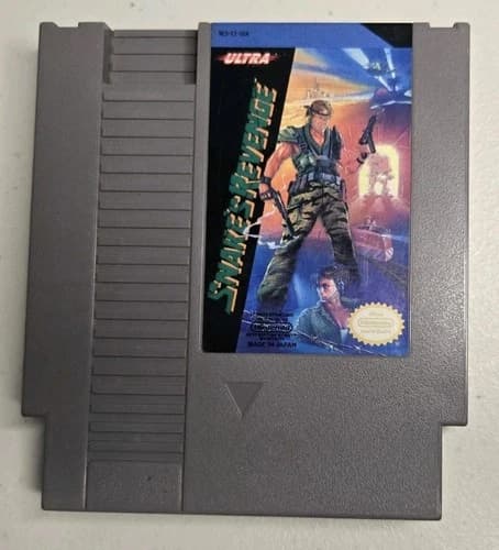 Snake's Revenge (Nintendo Entertainment System, 1990) NES Tested & Working!!!
