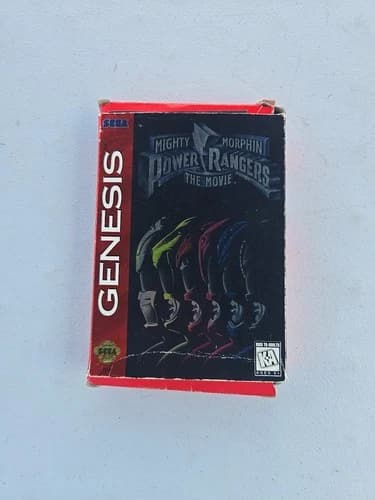 Mighty Morphin Power Rangers: The Movie (Sega Genesis 1995) Complete CIB